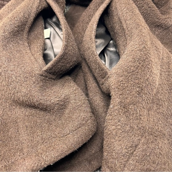 Peruvian Link Alpaca Wool Lined Zip Up Barn Jacket Coat Size M Sherpa Fleece - Picture 10 of 16